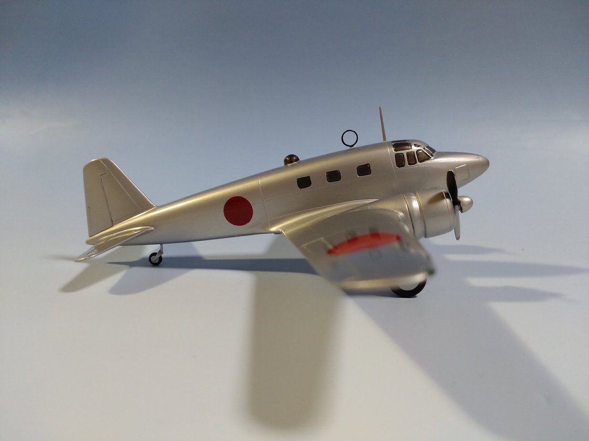 solid_model's tweet image. 一式双発高等練習機
縮尺 1/81