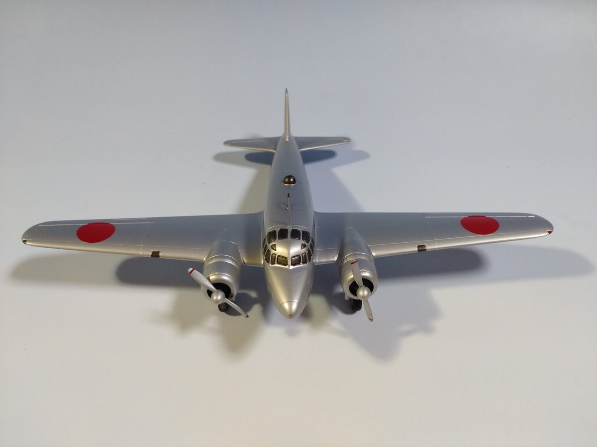 solid_model's tweet image. 一式双発高等練習機
縮尺 1/81
