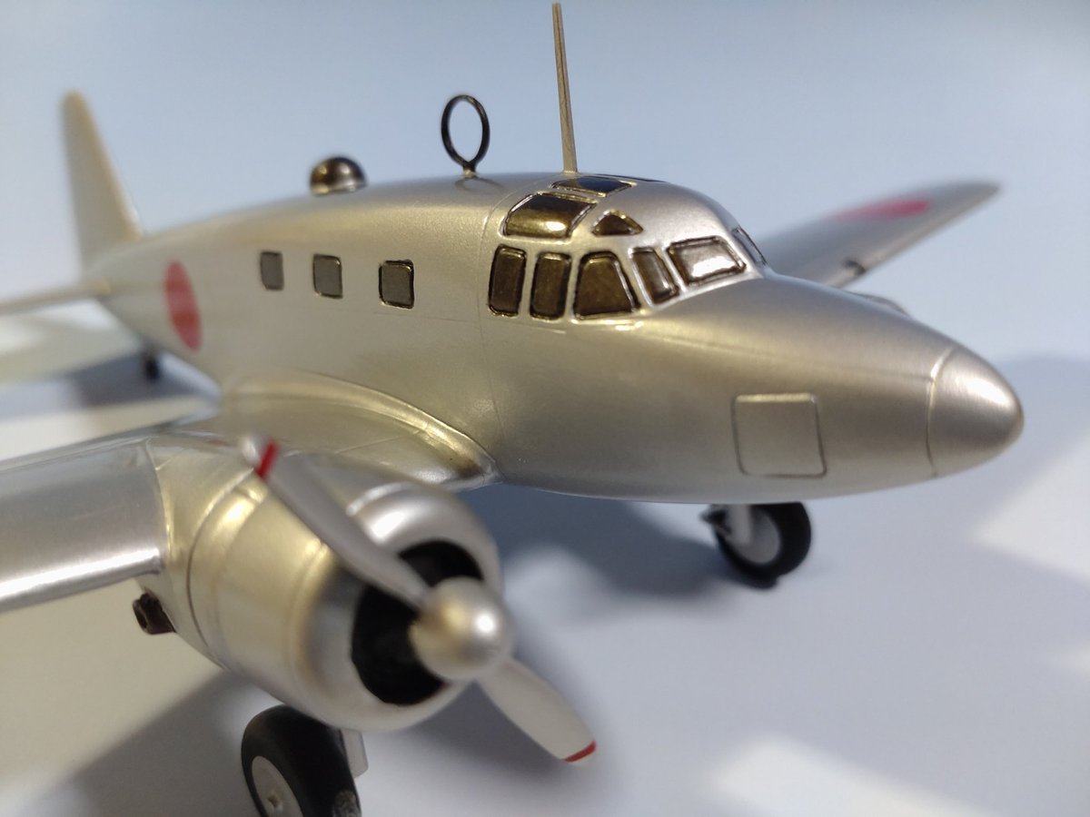 solid_model's tweet image. 一式双発高等練習機
縮尺 1/81