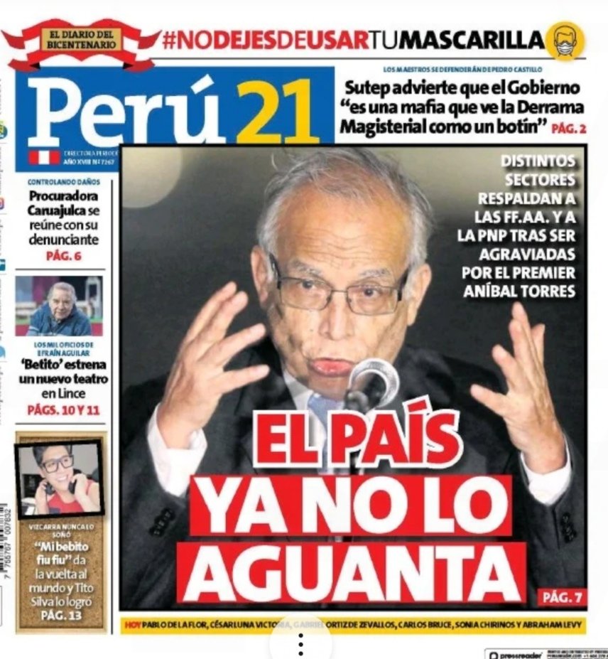 jcd46's tweet image. ⚠️ Anibal Torres, renunciaría en las próximas horas. Altos jefes de las FFAA: "Mucho cuidado no confundir subordinación con sumisión..."