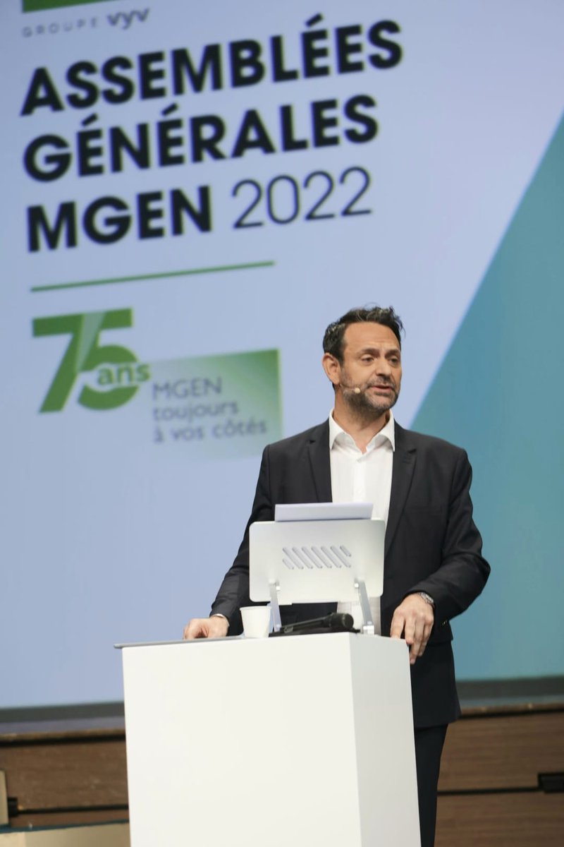 Le président clôture les #AGMGEN2022 : "Même si nous allons vivre des transformations plus complexes et plus concentrées qu'auparavant, nous devons continuer d'agir pour le progrès social. Nous continuerons d'incarner et de faire vivre les valeurs qui font MGEN."