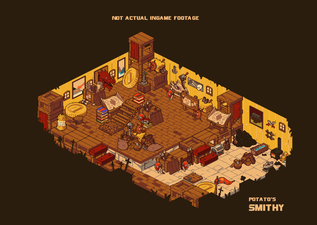 More builds from <a href="/VoyagingP/">Voyaging Potato</a> and this time, its Blacksmith build 🔥🔥

For more sneak peeks, visit <a href="/Karithaio/">Karitha | The New Beginning</a> discord server discord.gg/realm-of-karit…