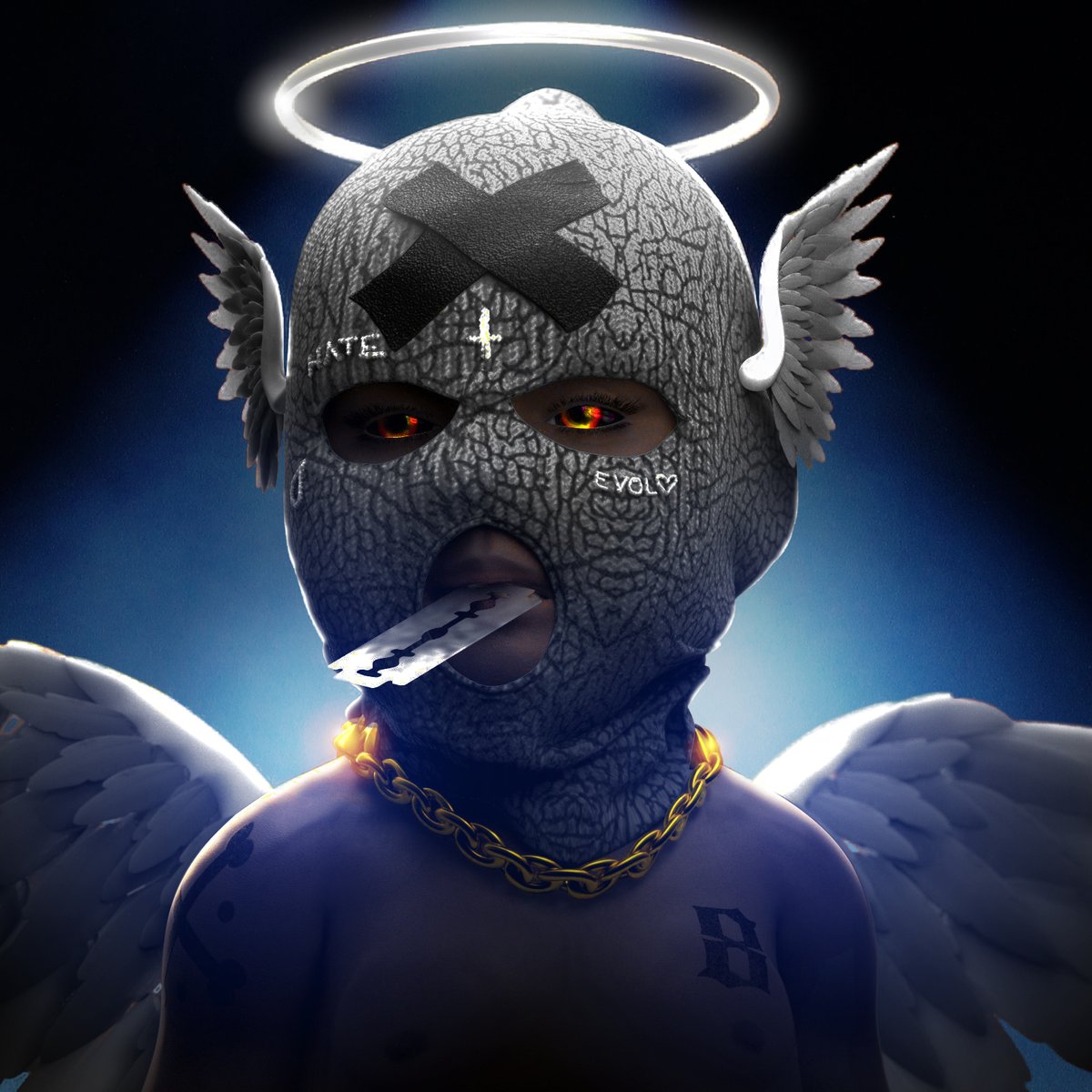 See I try to keep peace, but I am evol within.