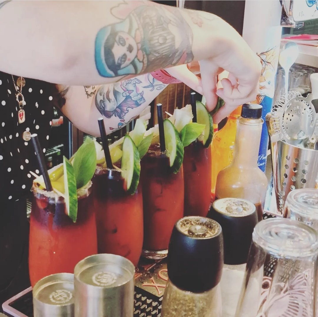 nothing better than breakfast &amp; a bloody mary #thebungo before heading out to #trnsmt on this beautiful sunny day 😎 

#bestbloodymaryintown 
#bungodoesitbest 
#glasgowfestival