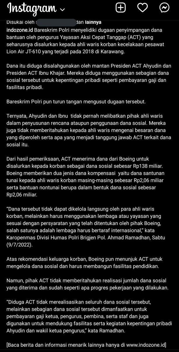 Tea! "ACT ternyata tidak memberitahukan kepada pihak ahli waris berapa besaran dana yang diberikan oleh Boeing" 👁️👄👁️