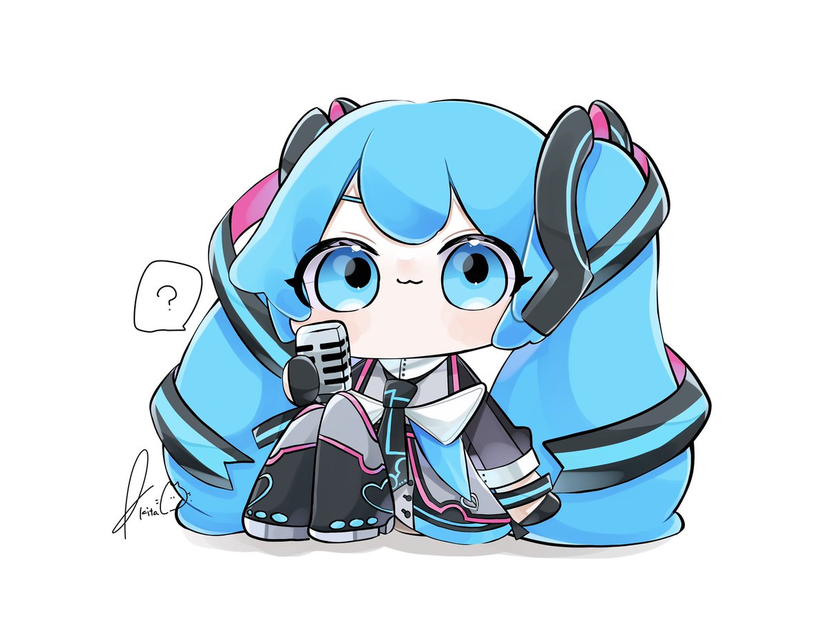 初音ミク 「武道館ちゃん! #マジカルミライ10th 」|猫間 ｱｷ🐈🐾のイラスト