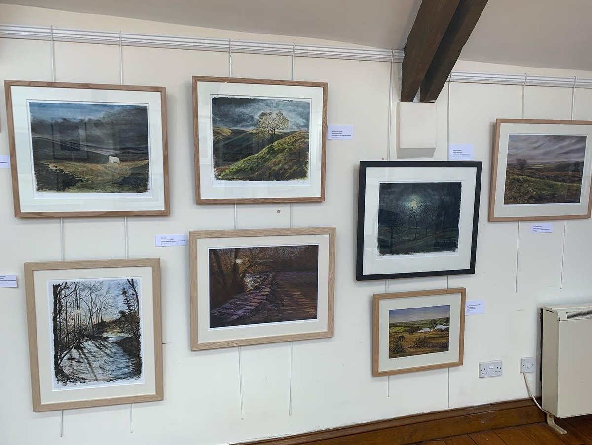 lcf467's tweet photo. My sister’s first exhibition of Exmoor paintings formally opens today - first painting sold already! #exmoor #dulverton https://t.co/RLp2EdkVkt