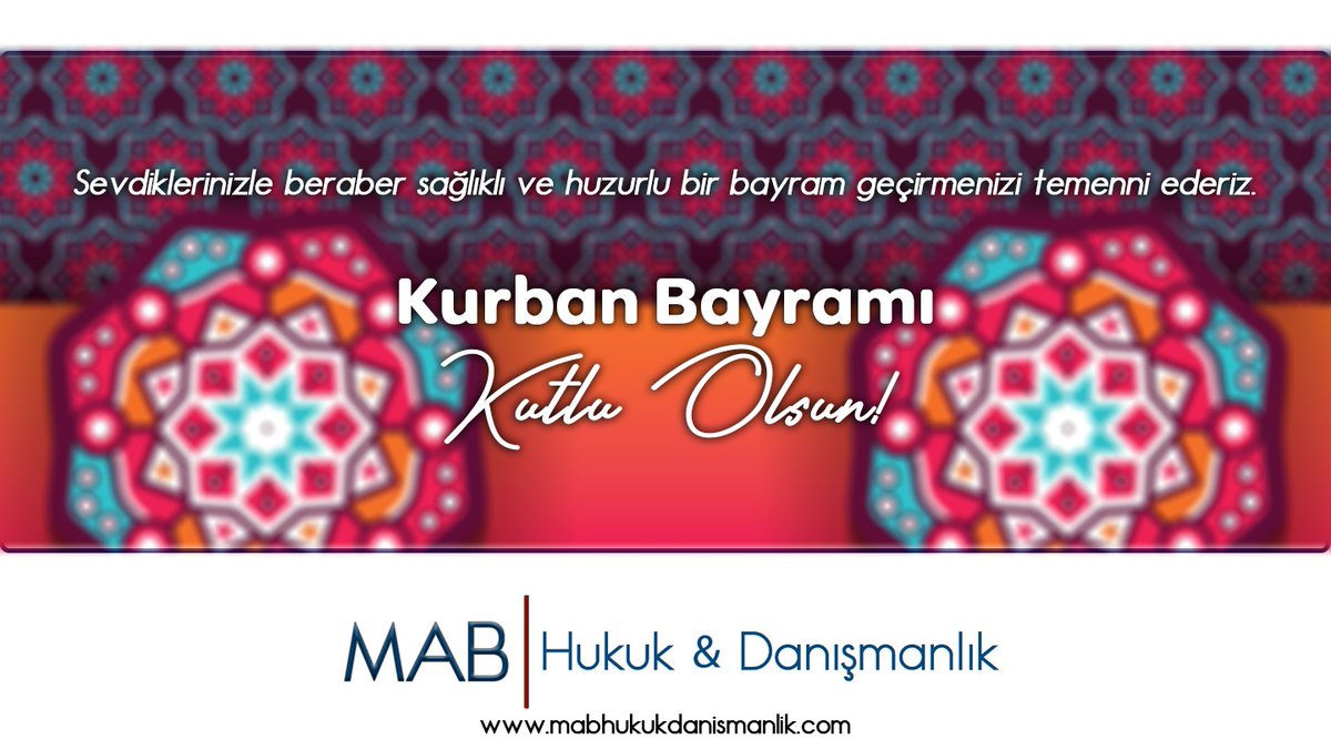 Sevdiklerinizle beraber sağlıklı ve huzurlu bir bayram geçirmenizi temenni ederiz.