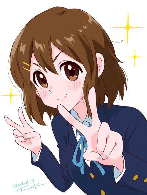 ✨✌🏻✌🏻✨

#けいおん #平沢唯 