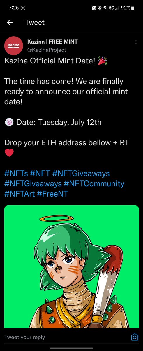 Crypto10Monkey's tweet photo. @KazinaProject 0xB2FDd43b5EAEF33a83f3bb5a8fCEA3Ec455747C6

I hope in best!! https://t.co/XCbfDBJXfC