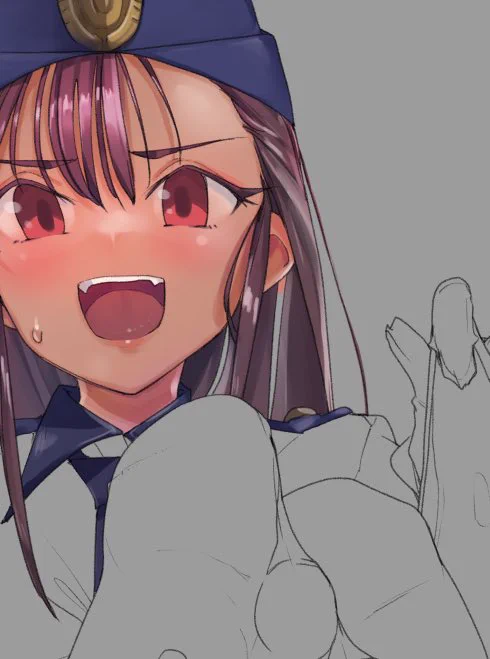 可愛くてムワッとしたの描いてる…💨 