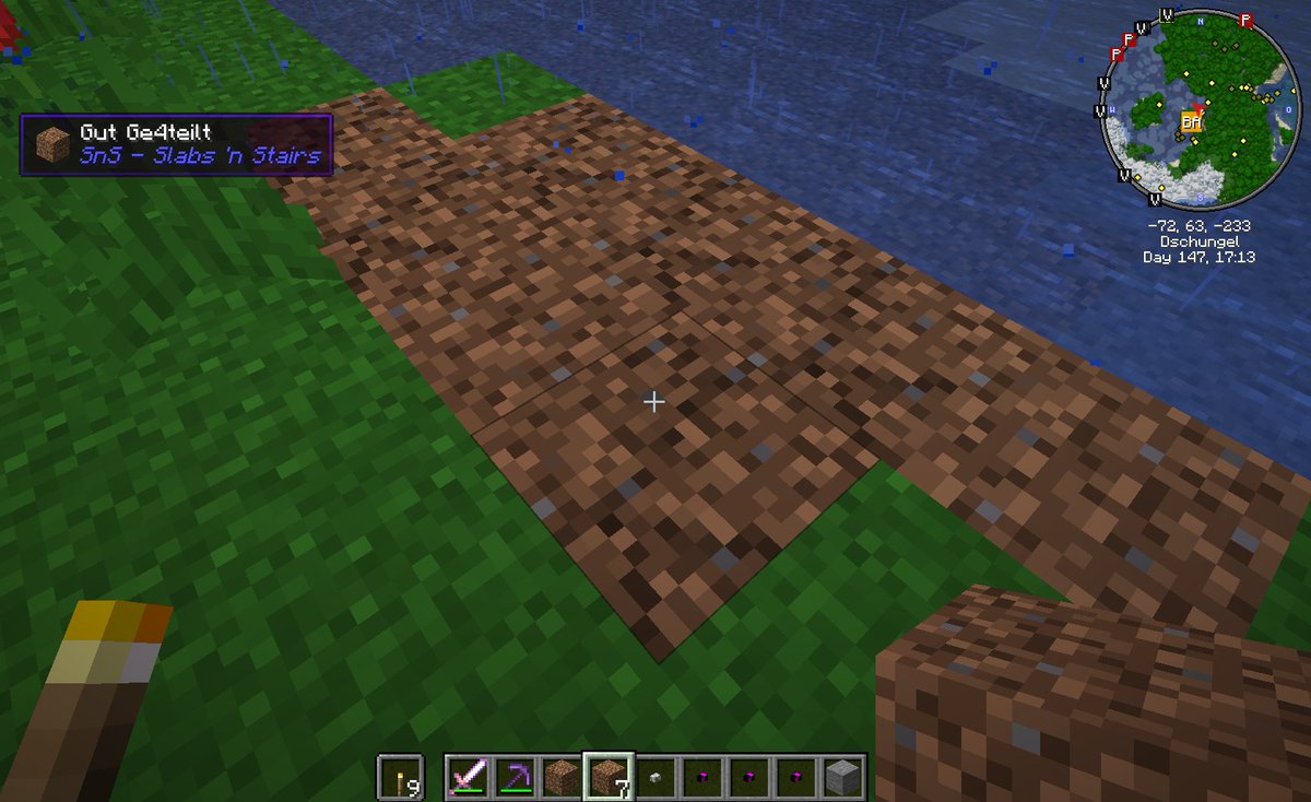 DancerVlt69's tweet photo. #GoodQuarter or #DirtGravel or both / #DirtCobble | Lieber gut #ge4teilt oder doch eher Erde mit Kies / Bruchstein oder beide? #Minecraft #modded #creative #ownBlocks #SlabsNstairs with #texturepack #recourcepack #ChromaHills @AmonDyyhl @pwipaul @StianAbes https://t.co/pRUrsEXhfV