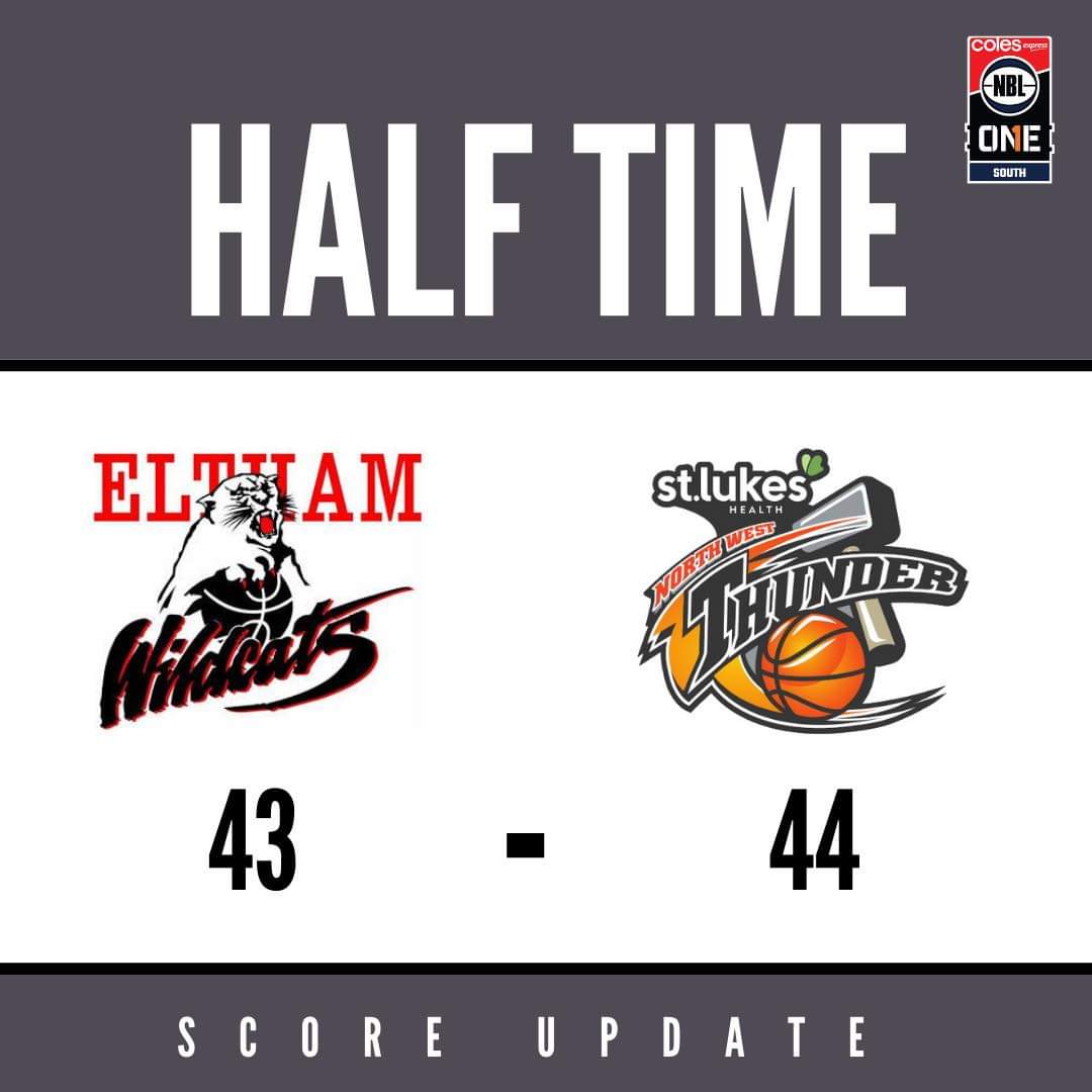 nwthunder's tweet photo. HALF TIME

She’s a close one away from home. 

#ThunderUp https://t.co/RbZ7sDS1xV