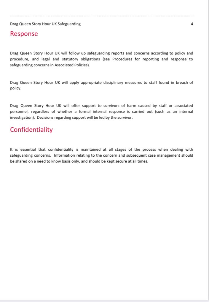 SafeSchools_UK's tweet image. Today’s #policyfail is brought to you by @DragStoryHourUK. We truly have no words. Read it for yourself. #SafeguardingFail #edutwitter #EducationFest #WomenEd dragqueenstoryhour.co.uk/_files/ugd/45d…