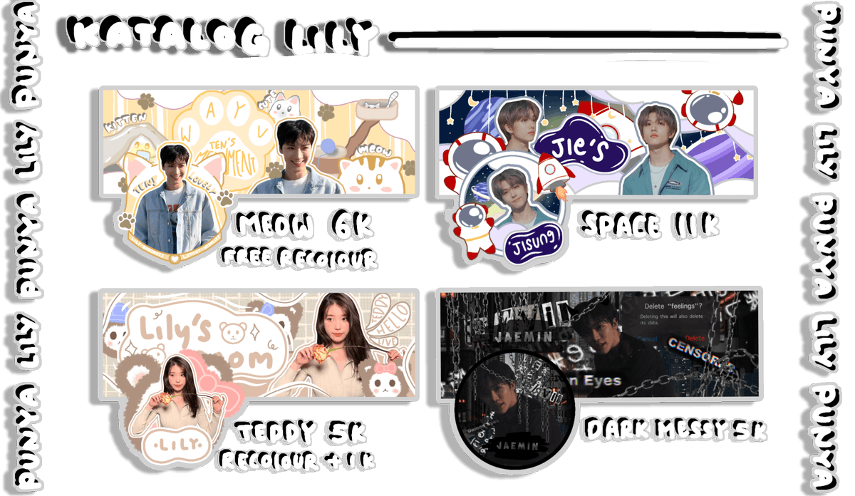 ʚ hello ɞ
Aku ada jual 𝗹𝗮𝘆𝗼𝘂𝘁 made by req nih ‹𝟹 Ada banyak 𝗰𝘂𝘁𝗲 𝗵𝗮𝗻𝗱𝗱𝗿𝗮𝘄𝗻. Payment bisa lewat 𝗱𝗮𝗻𝗮 and 𝘀𝗵𝗼𝗽𝗲𝗲𝗽𝗮𝘆. Details bisa cek di 𝗸𝗮𝘁𝗮𝗹𝗼𝗴 ya, I'll be waiting for you˚ ༘

x.com/Bunnyly_/statu…
