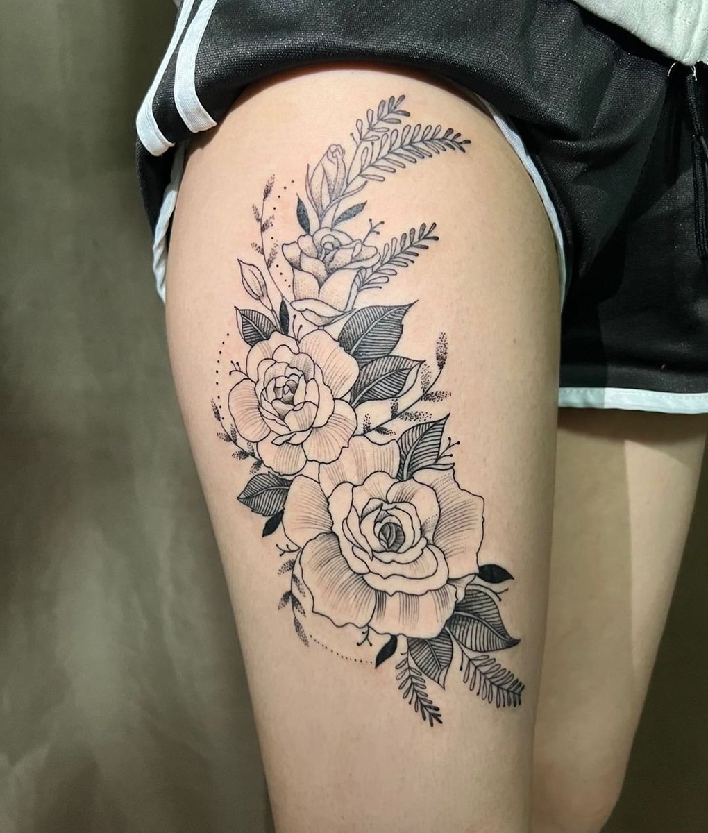 꽃 타투 부위 추천 | TikTok, image size:1020x1200