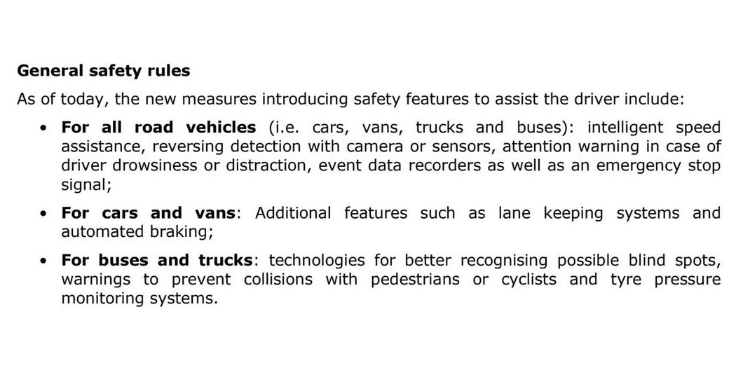 amit_ai_mldl's tweet photo. Progressive EU - All deep learning-powered vehicles must have driving assistance systems, and safety critical AI systems must be explainable.

https://t.co/PuyO0Ge0CV
#EuropeanUnion #RoadSafety #AI #Fujitsu https://t.co/63TKBRr9tm