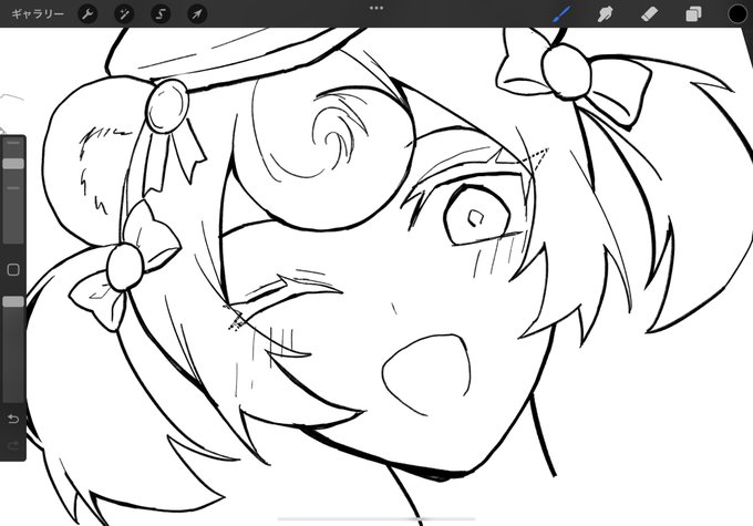 具合悪かったけど描いてるよん 