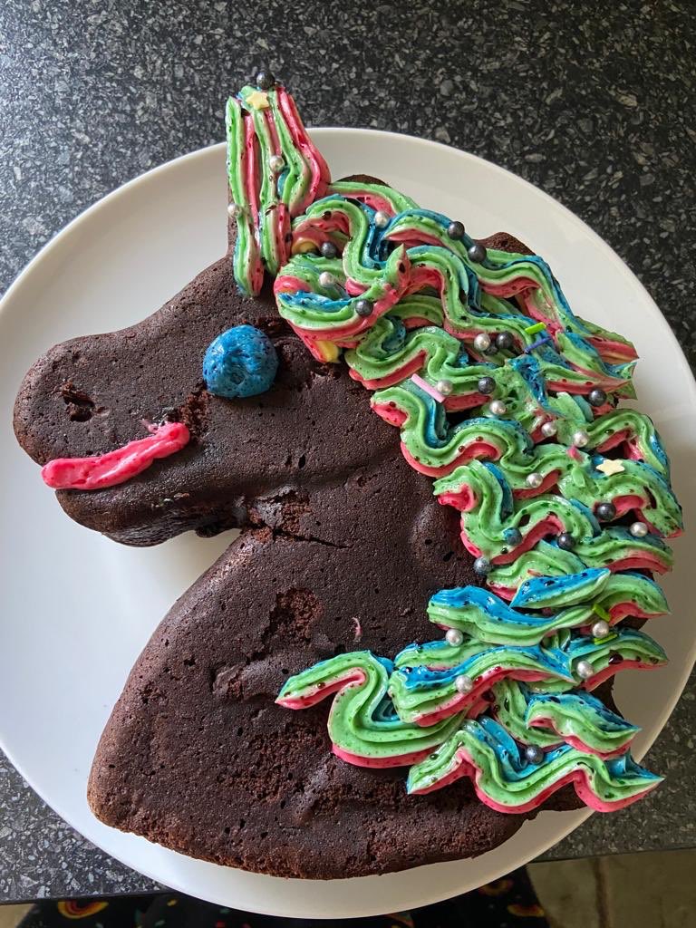 katewal64655706's tweet photo. Colin the caterpillar is oot the windae, I’ve had a request for a choc hedgehog cake for my nephew’s first birthday. Challenge accepted 😳. A reminder of my last ‘decorative’ cake effort 🤣. Doing a wee practice run today for my sister’s birthday. Wish me luck! #novicebaker https://t.co/nQwnpL6KJm
