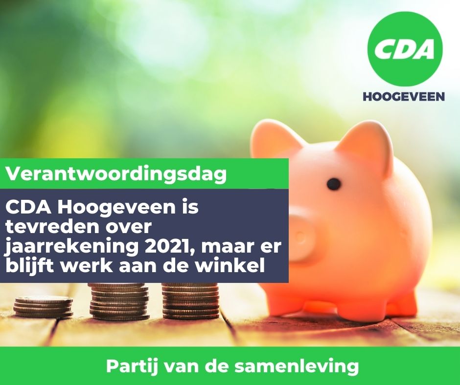 Dinsdag 5 juli was het Verantwoordingsdag in de gemeenteraad van Hoogeveen. Het college legde verantwoording af over het uitgevoerde beleid in het jaar 2021. Raadslid <a href="/kreuzeman/">Erik-Jan Kreuze</a> sprak namens de CDA-fractie over de jaarrekening 2021. 
Lees verder: tinyurl.com/yw4sfahz