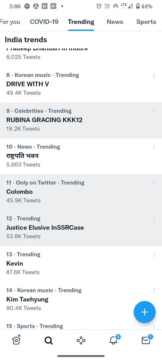 AnjaliKrishna24's tweet photo. Tae trending  world wide 😍💜♾️ https://t.co/vORlRWZNSC