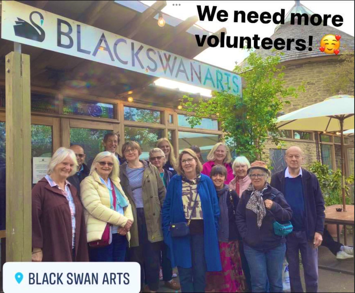 BlackSwanArts's tweet image. We need more #volunteers for fabulous #community arts centre in #Frome #Somerset 

Email exhibitions@blackswanarts.org.uk by Sat 16 July for more info