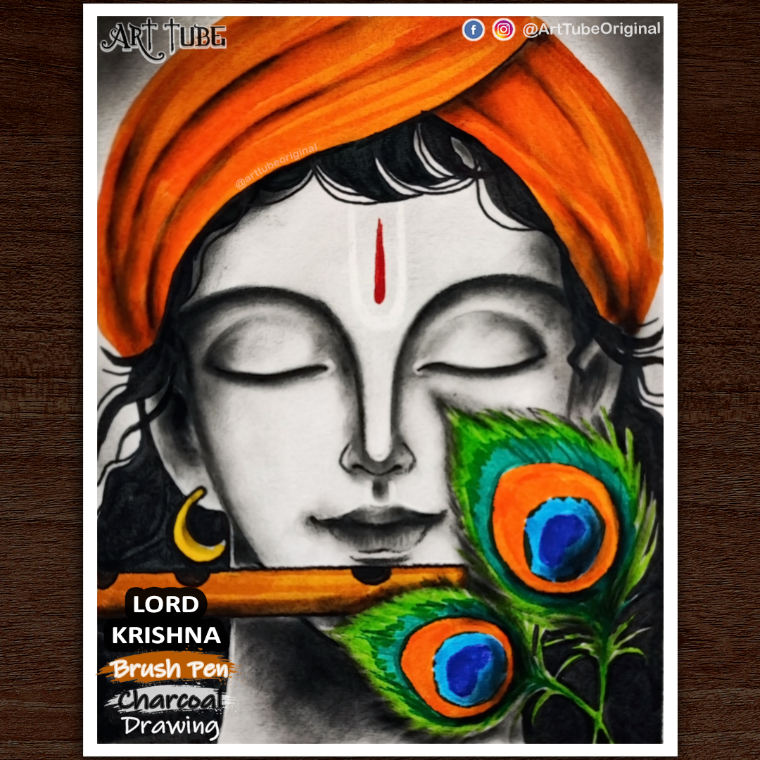 Top more than 187 modern krishna pencil sketch best