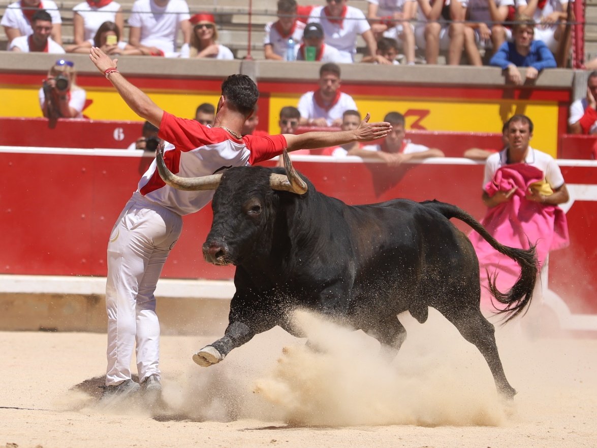 macuacorera's tweet photo. 💥 𝗝𝗔𝗩𝗜 𝗗𝗔𝗚𝗔𝗡𝗭𝗢 𝗖𝗢𝗡𝗤𝗨𝗜𝗦𝗧𝗔 𝗣𝗔𝗠𝗣𝗟𝗢𝗡𝗔

Javi Daganzo se alzó campeón del Concurso de Recortes de San Fermín 2022 tras imponerse en la final con recortes al milímetro

🏆 Clasificación:

1° Javier Daganzo
2° El Poca
3° Rober
4° Aaron Grande
5° Misu https://t.co/iMQh03G3iu