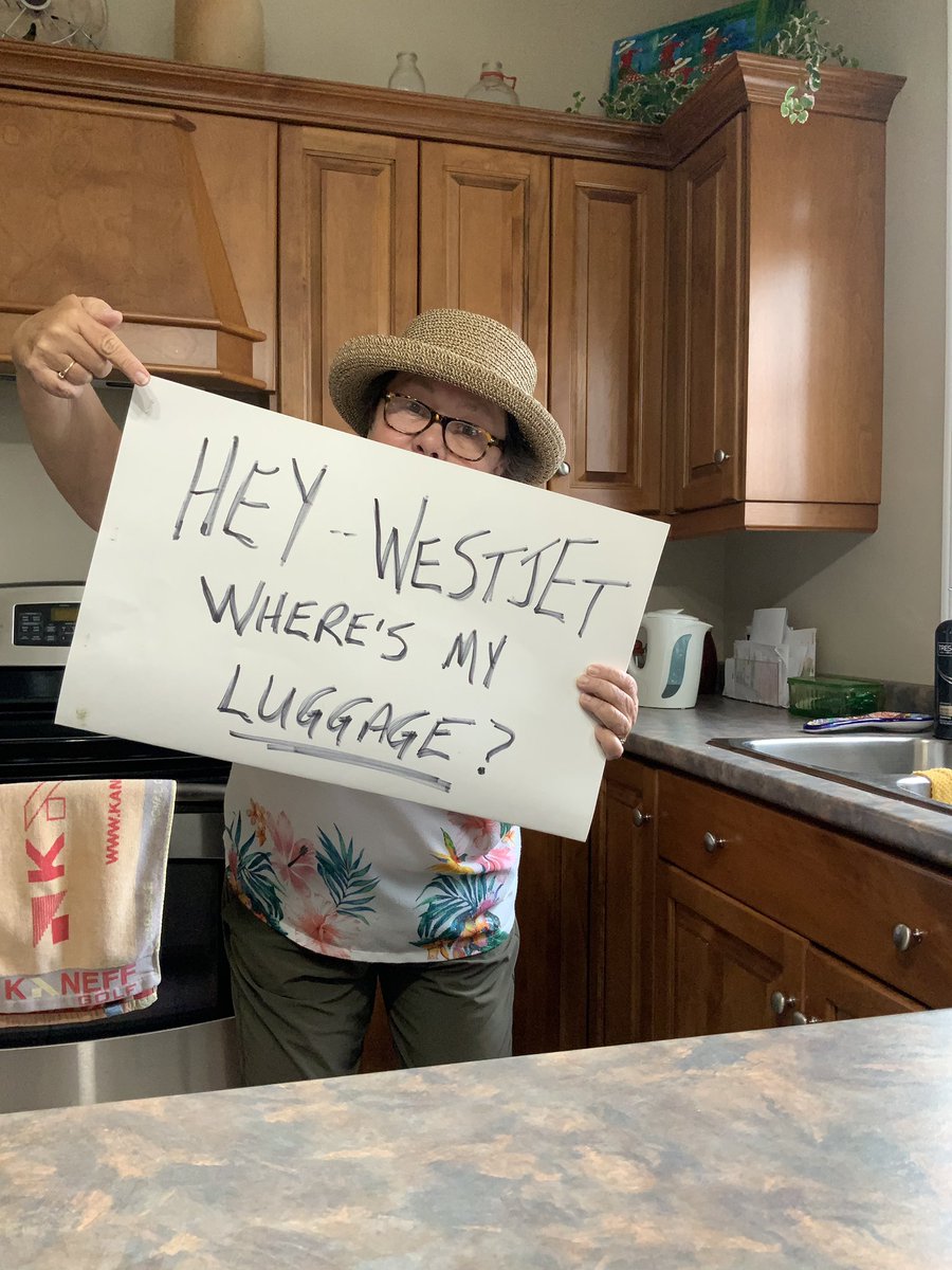spotteq's tweet photo. @WestJet @calgarystampede Wow!!! Soooo exciting. WHERES MY LUGGAGE???
#westjetwprstjet #lostluggage #lostbaggage #customerservicevoid https://t.co/BR9UWerr4V