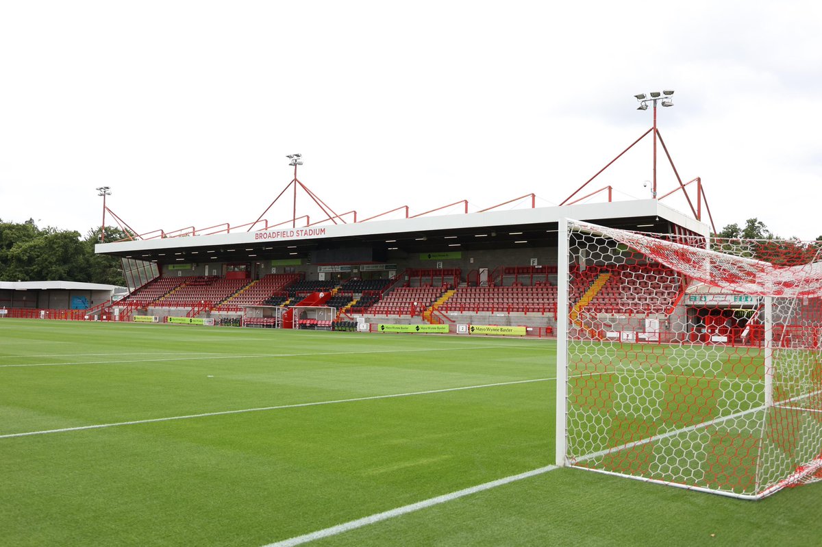 crawleytown's tweet photo. 🏟 Today we return to 𝐁𝐫𝐨𝐚𝐝𝐟𝐢𝐞𝐥𝐝 𝐒𝐭𝐚𝐝𝐢𝐮𝐦

#TownTeamTogether 🔴 https://t.co/TSLmmIs54w