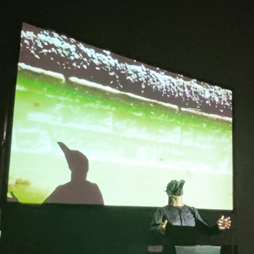 Doing my dooda at the magnificent <a href="/EASST2022Madrid/">EASST2022_Madrid_July 6-9</a> - the biennial STS gathering, invited by @MichelaCozza and <a href="/wyatt_sally/">Sally Wyatt @SallyWyatt@Mastodon.Social</a> alongside @laurawatts and <a href="/katja_mat/">Katja Mayer</a>. I was crawling under seats and feet before, so I needed a good drenching :)