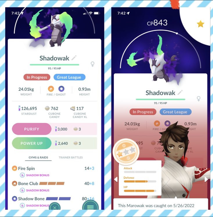 iwasjustsaiyan's tweet photo. This felt way better then it should of 

Time to grind some #GOBattleLeague !!! 

#PokemonGO #BattleWeekend https://t.co/OUgYLS04iH