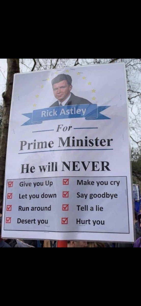 CollyRetro's tweet photo. Surely a vote winner in any language !!✊ 

#BorisJohnson
#ToryShambles
#RickForPM https://t.co/4luaoZiLha