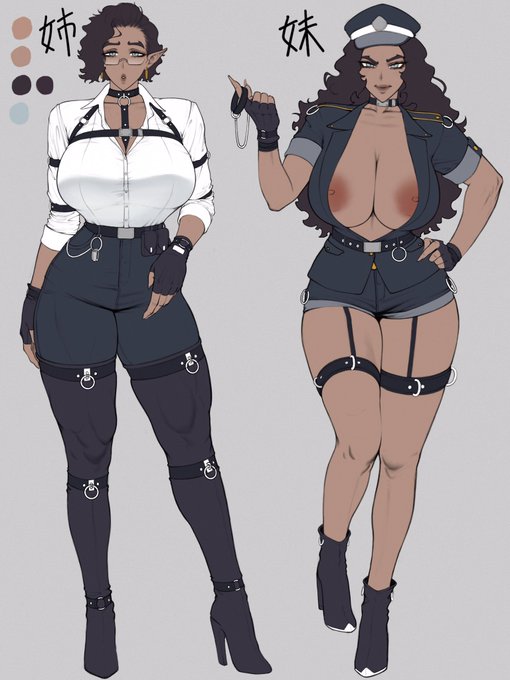 ふと思いついたオーク看守姉妹
二人に見つからないように上手く脱獄しよう!もし捕まってしまうと…❤️❤️❤️みたいなやつ 