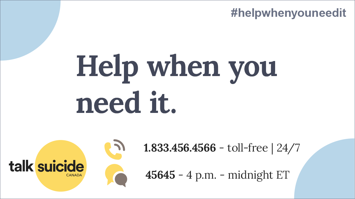 Following yesterday’s Canada-wide network outage, our service has now been restored. You can reach us on our usual number.

Please call 1.833.456.4566 any time or text 45645 between 4 p.m. and midnight ET if you need help.