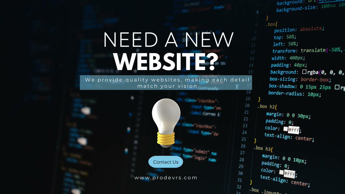 prodevrs's tweet image. Do you need a new website? Prodevrs builds quality websites to help bring your vision to life. Contact us for a quote today. #websitedesigner #websites #dallas #texas #website #development #business #smallbusiness #entreprenuers #creator #developer #designer #freelance #sites