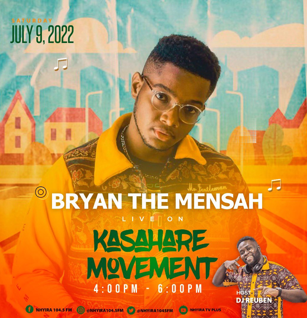 Going live on <a href="/nhyira1045fm/">NHYIRA 104.5 FM</a> with <a href="/djreuben_/">NeverQuestionGreatness🇬🇭</a> today. 
Tune in 💎