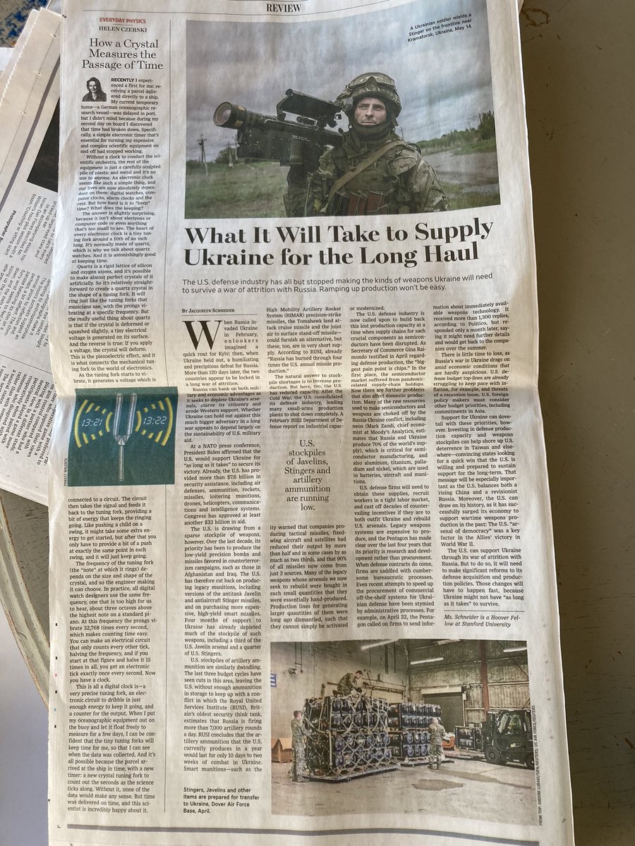 JackieGSchneid's tweet photo. A few years ago my dad sent me a print subscription to @WSJ.  At first I didn’t understand why I needed print but the weekend edition became my family’s favorite Saturday ritual.  It’s a big moment today to see my name in print. Thanks @twforinash1 https://t.co/CdHPMayvrp https://t.co/5XeBbMi7ya