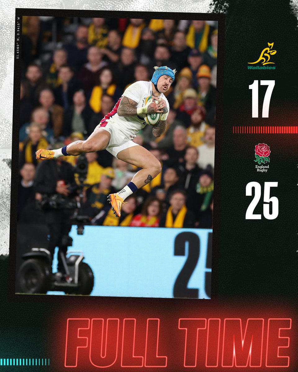 𝗬𝗘𝗦 𝗕𝗢𝗬𝗦!!!

We level the series with victory in Brisbane 👏👏

#AUSvENG