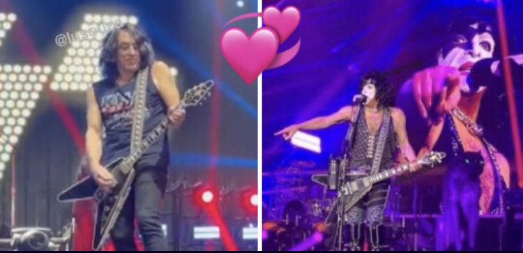 Luciene48982809's tweet photo. @PaulStanleyLive My St⭐️r … you’re the best ever 🎶🎸🎶💋⭐️❤️ Great show tonight 🎶🎸 ⭐️🤟🏻⚡️😻🎶❤️ #zagreb #ETERNALKISS https://t.co/Pw984JhfZw