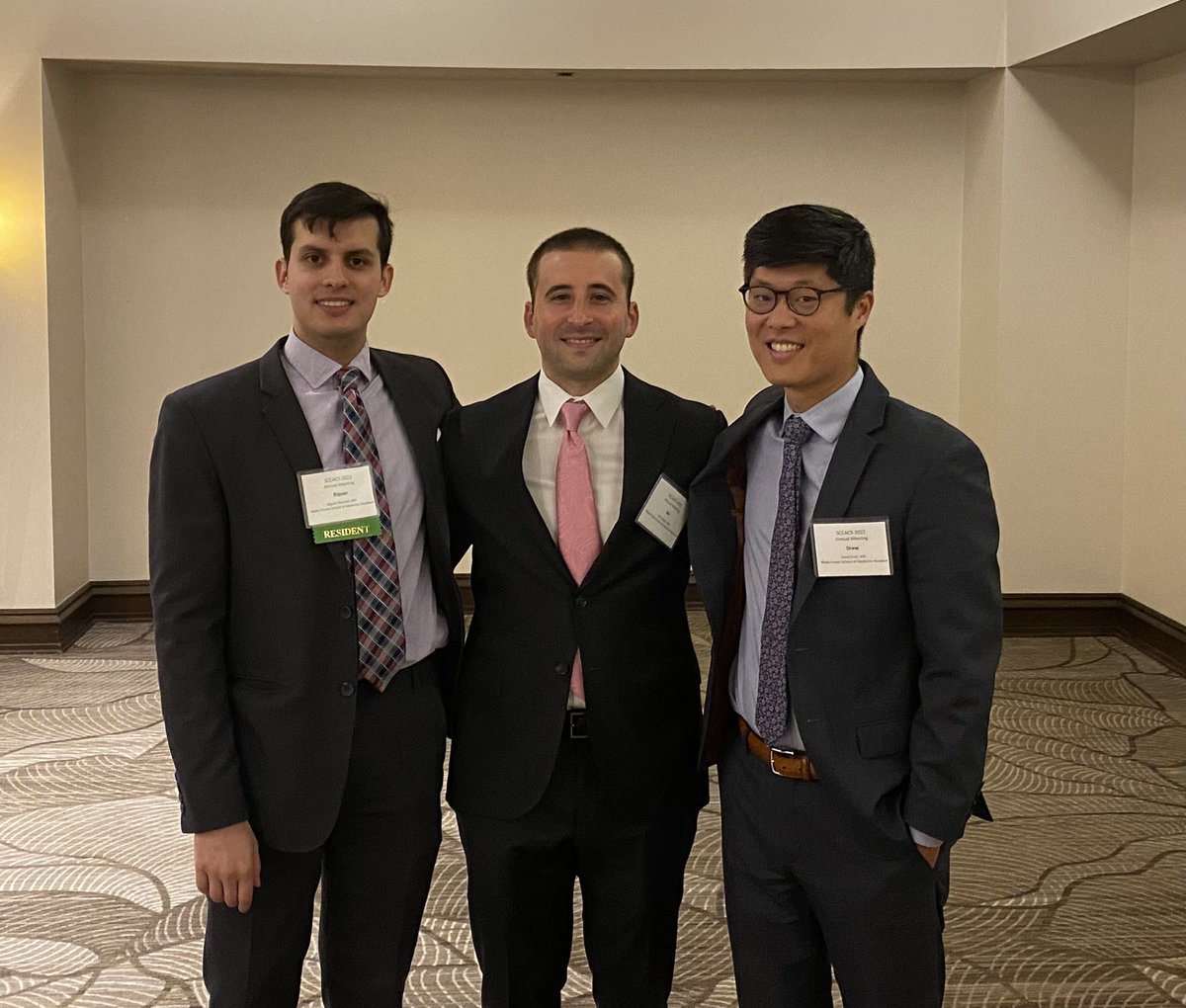 pshen777's tweet photo. Strong showing at the NC/SC ACS Chapter meeting Cancer papers session in Myrtle Beach. Drew Erali, resident, and Ian Solsky, fellow, received first and third place for their research presentations, respectively. @WakeSurgonc @WakeCancer @NCSurgeons @WakeSurgEd https://t.co/AnbZqYrqYr