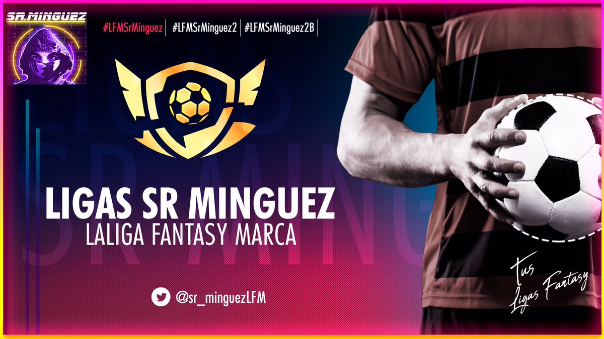 🚨 Sorteo 5 plazas para mi nueva Liga Oficial <a href="/FantasyLaLiga/">Fantasy LALIGA</a> #LFMSrMinguez2B 🤩👏🏻

➡️ Sígueme ✅
➡️ Like 👍🏻 y RT al tweet 👏🏻

🔥 según participación abriré nueva Liga #LFMSrMinguez3 🤔 está en vuestras manos ✋🏻 

#LaLigaSeJuegaEnFantasy 🚀