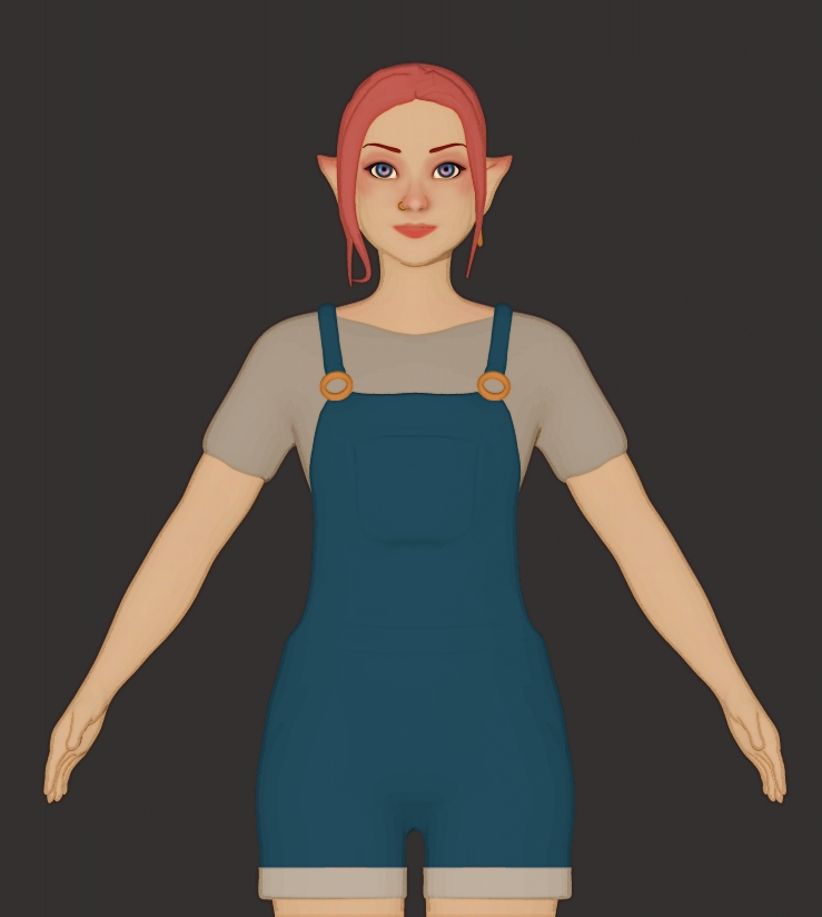 UsanmazSemra's tweet photo. An update on my most recent 3D stylised character✨  #WIP #zbrush #3Dcharactermodelling https://t.co/HOlSI9oJ7l