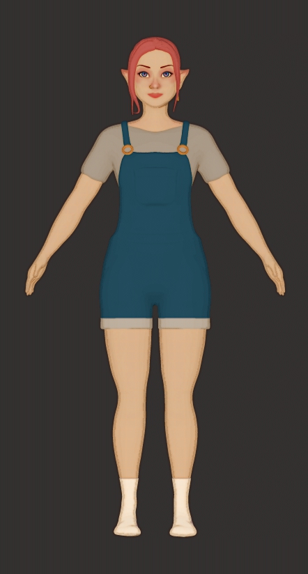 UsanmazSemra's tweet photo. An update on my most recent 3D stylised character✨  #WIP #zbrush #3Dcharactermodelling https://t.co/HOlSI9oJ7l