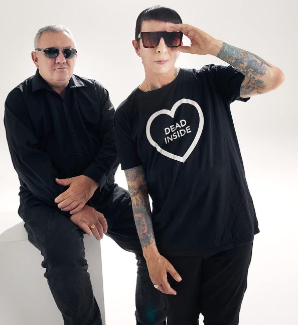 Happy 65th birthday today - July 9 - to Marc Almond -foreground with David Ball. (Soft Cell) 
