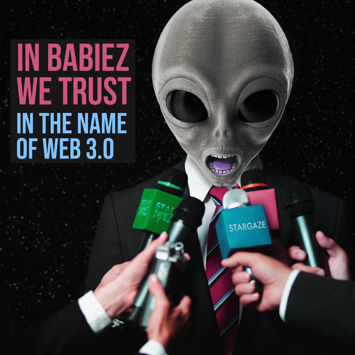StarBabiez's tweet image. IN BABIEZ WE TRUST
and YOU ? 🤝

🔊Good news are coming !

Join now in our discord channel ⬇️
discord.gg/Star-BABIEZ 🎁  $STARS

#Stargazers #stargaze #NFTCommunity #IBCGang #NFTs #NFTProject  #NFTGiveaway #NFTGiveaways