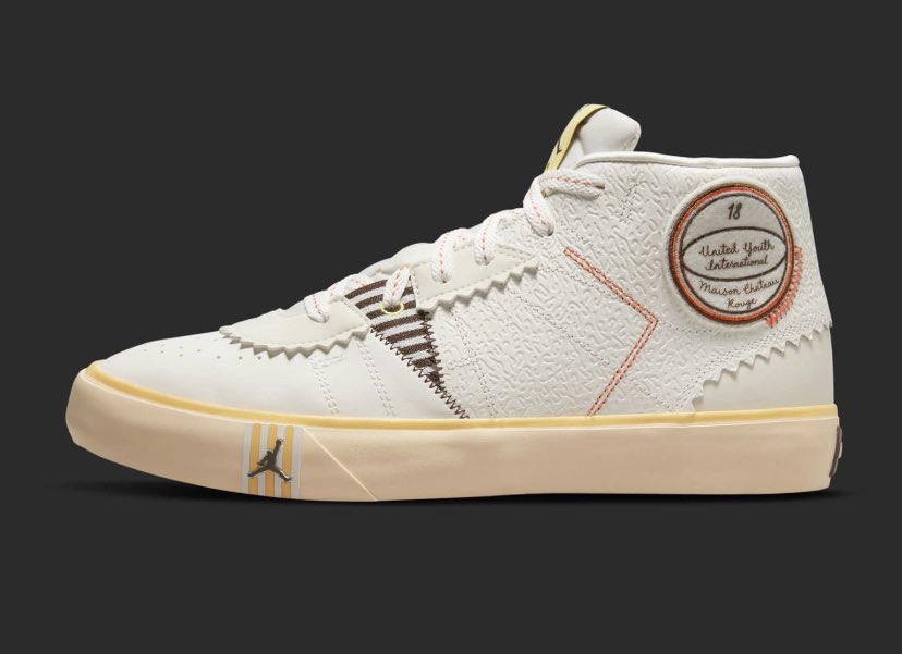 SnkrDepott_'s tweet photo. Jordan x Maison Chateau Rouge
“United Youth International”

Jordan Series Mid
Air Jordan 2 

Release Date: 7/14/22 https://t.co/6RZL5WDbqE
