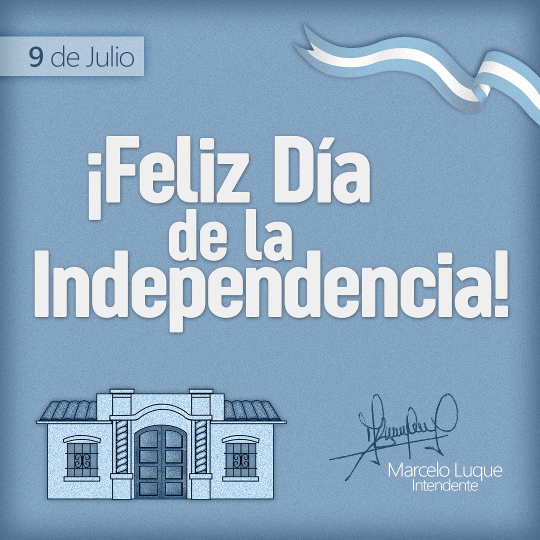 Hace ya 206 años, en esa Casita de Tucumán, un grupo de patriotas completaban nuestra independencia y renunciaban a toda dominación extranjera. Hoy los homenajeamos recordando su valentía a la hora de cortar esas cadenas.
¡Feliz día de la Independencia! 🇦🇷 ¡Viva la Patria! 🤗