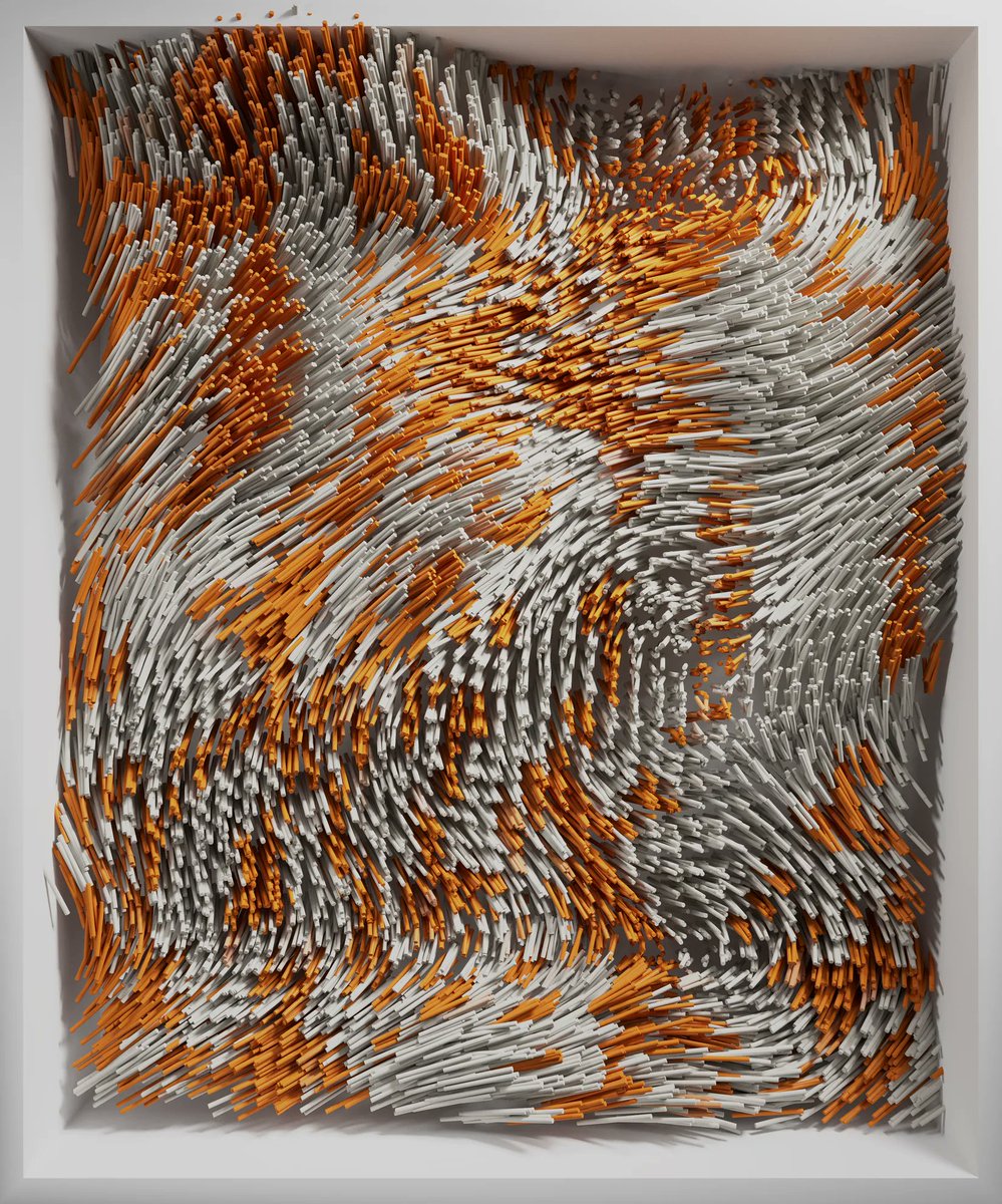 Puke1260's tweet photo. Art project called @denzadol. Very cool digital style that just draws me in with the chaotic details. 
The creator even made a way to download a 14k high-res version that I plan to get large canvas prints made of. https://t.co/JUoVKqBKA5