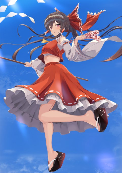 霊夢のtwitterイラスト作品
